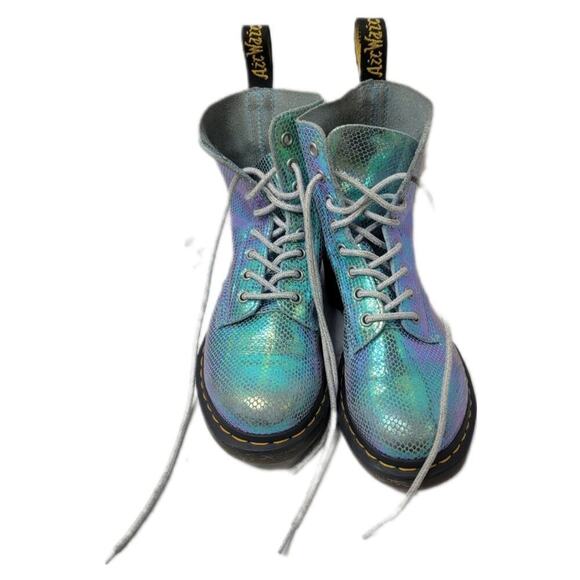 Dr. Martens 1460 Pascal Iridescent 8-Eye Boot Size 6 - Picture 1 of 16